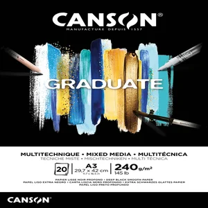 Mixed mediapapier Canson Graduate Mixed Media 20ve