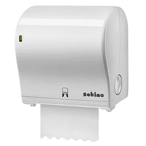 Handdoekroldispenser Satino PT1 manueel medium wit