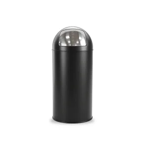 Afvalbak BRASQ Push Bin PB230+ 30 liter zwart