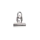 Papierklem MAUL Bulldog met magneet 52mm zilver 2 stuks