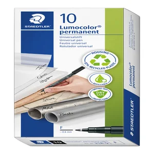 Viltstift Staedtler Lumocolor 318 permanent F zwar