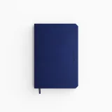 Notitieboek de KEMPEN Silence 110x160mm blanco 160 pag 90gr dblauw
