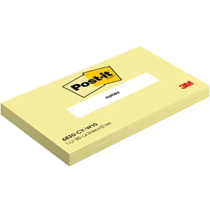 Memoblok 3M Post-it 6830 Notes76x127mm Canary Yell