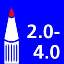 Paintmarker edding 750 op oliebasis 2-4mm wit blis