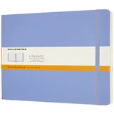 Notitieboek Moleskine XL 190x250mm lijn soft cover hydrangea blue