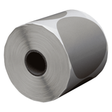 DULA Etiketten rond zilver 80mm - 500 stickers op rol - Sluitzegel