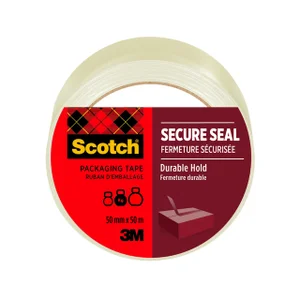 Verpakkingstape Scotch Secure Seal 50mmx50m transp