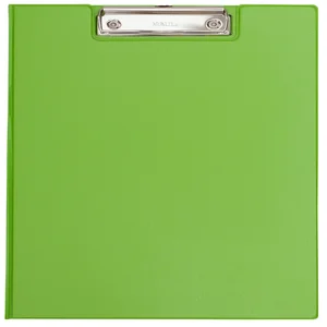 Klembordmap MAUL A4 staand met penlus PVC neon gro