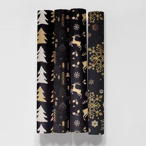DULA kerst inpakpapier - 1,5mx70cm - Shining X-mas