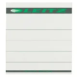 Rug-insteekkaart Leitz breed 57x191mm karton grijs 10 stuks