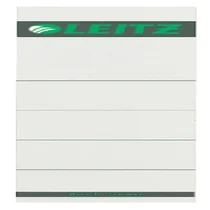 Rug-insteekkaart Leitz breed 57x191mm karton grijs