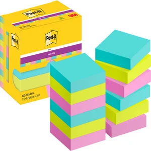 Memoblok Post-it 622 Super Sticky 47,6x47,6mm Cosm
