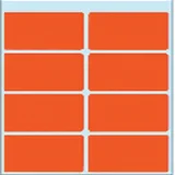 Etiket HERMA 3692 26x40mm rood 40 stuks