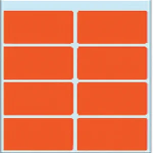 Etiket HERMA 3692 26x40mm rood 40 stuks