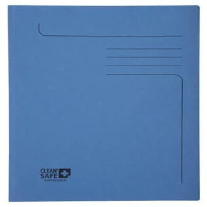 Dossiermap Exacompta Clean'Safe 2kleppen blauw 5 s