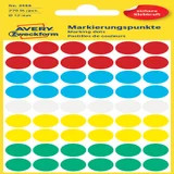 Etiket Avery 3088 rond 12mm assorti 270 stuks