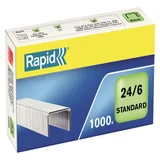 Nieten Rapid 24/6 gegalvaniseerd standaard 1000 stuks