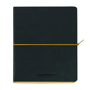 Notitieboek Aurora Tesoro A5 192blz lijn 80gr geel