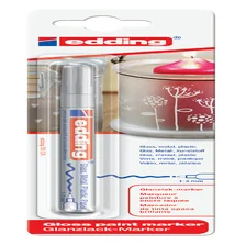 Paintmarker edding 751 op oliebasis 1-2mm zilver b