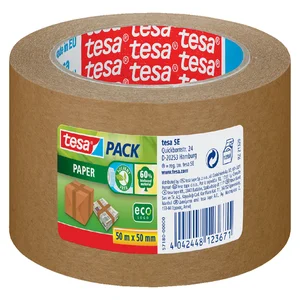 Verpakkingstape tesapack® papier ecoLogo® 50mx50mm