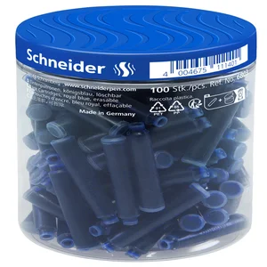 Inktpatroon Schneider din koningsblauw pot à 100 s