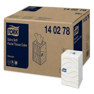 Facial tissues Tork Premium kubus 2-laags 100 vel