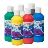 Textielverf Creall Tex 6 stuks 6 kleuren à 250ml