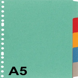 Tabbladen Kangaro A5 17-gaats P505M 5-delig assort