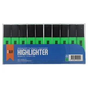 DULA Markeerstift groen - 2-5 mm - Set van 10 stiften