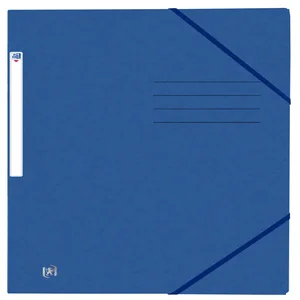 Elastomap Oxford Top File+ A4 3 kleppen 390gr blau
