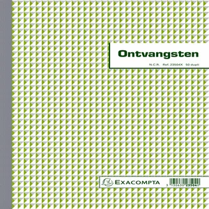 Kasboek Exacompta Manifold ontvangsten dupli 50vel
