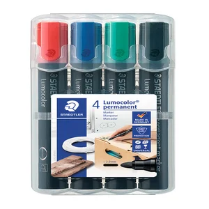 Viltstift Staedtler 352 rond assorti 2mm set à 4 s