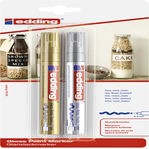 Paintmarker edding 750 op oliebasis 2-4mm goud en