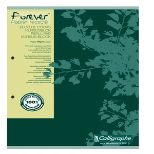 Cursusblok Clairefontaine Forever Calligraphe A4 l