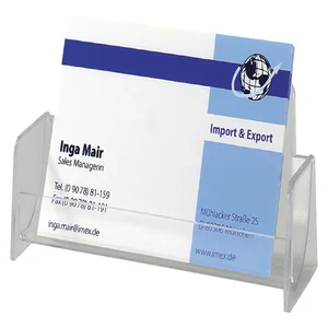 Visitekaartbak Sigel VA120 50 kaarten 94x85mm hard