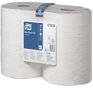 Poetspapier Tork W2 Basic Universal 2-laags 1000 v