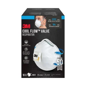 Stofmasker 3M voor schuren 8822 FFP2 met ventiel 1