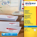 Etiket Avery J8163-10 99.1x38.1mm wit 140 stuks