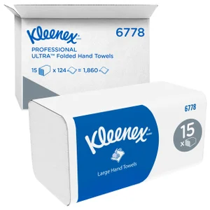 Handdoek Kleenex Ultra i-vouw 2-laags 215x318mm 15