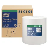 Reinigingsdoek Tork W1 Premium 1-laags 380m wit 510104
