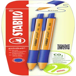 Balpen STABILO pointball 6030/41 medium blauw blis