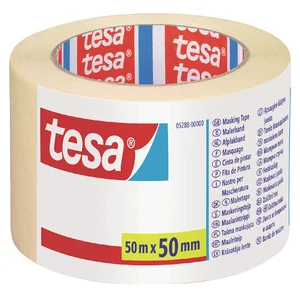 Afplaktape tesa® Economy 50mmx50m creme
