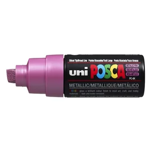 Paintmarker Uni POSCA PC8K breed schuin metallic r