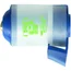 Balpen Bic Ecolutions medium blauw