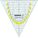 Geodriehoek Rumold 1026 160mm transparant