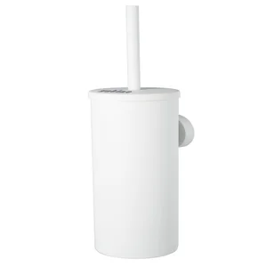 Toiletborstelset Satino metaal wit 332140