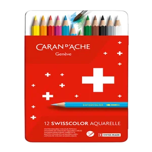 Kleurpotloden Caran d'Ache Swisscolor aquarel 12 s