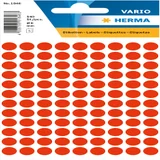 Etiket HERMA 1846 rond 8mm fluor rood 540 stuks