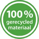 Combimap Secolor folio 1 klep recycled 250gr rood