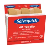 Pleisters Salvequick navulling textiel 6x 40 stuks